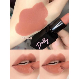 Son môi siêu lì Dolly Matte Lipstick màu nâu sữa 3.5g