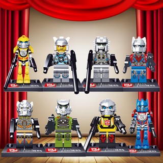 Đồ Chơi Lego Lắp Ráp Nhân Vật Hoạt Hình Optimus Prime Lockdown Galvatron HoundCompatible