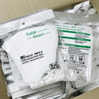 Khẩu trang y tế 3D cao cấp - Ngăn bụi mịn và vi khuẩn