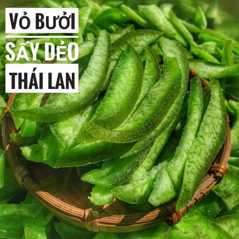 MỨT VỎ BƯỞI THÁI LAN SẤY DẺO ( LON PET 300GR)