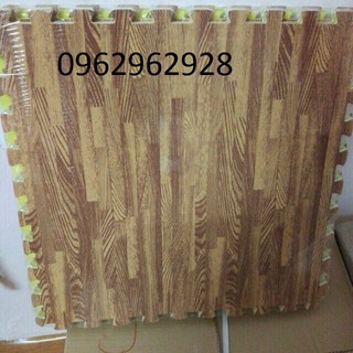 Thảm Xốp Vân Gỗ Bộ 6 Tấm Kích Thước 60 x 60 Cm