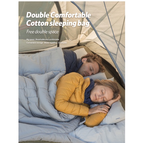 Túi ngủ đôi Cotton NatureHike NH21MSD05