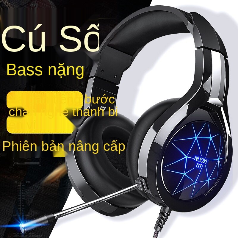 Tai nghe chơi game thể thao điện tử có micrô USB có dây có micrô để bàn máy tính xách tay điện thoại di động phổ thông