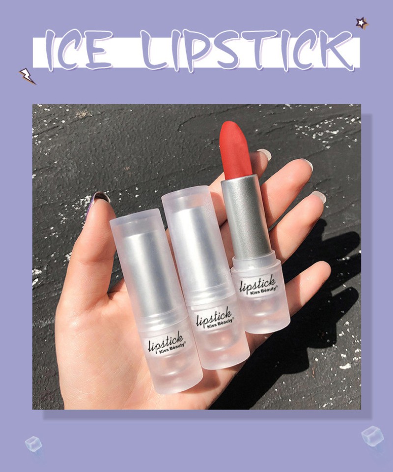 [Hàng mới về] Son lì dưỡng ẩm Kiss Beauty 6 màu tùy chọn lâu trôi | BigBuy360 - bigbuy360.vn