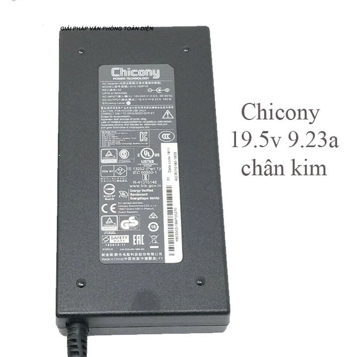 SẠC LAPTOP MSI 19.5V-9.23.A  đầu có kim lớn 7.4*5.0mm dành cho GL63 GL73 GP73 8RE GE63VR GE73VR 7RE GL75 9SE