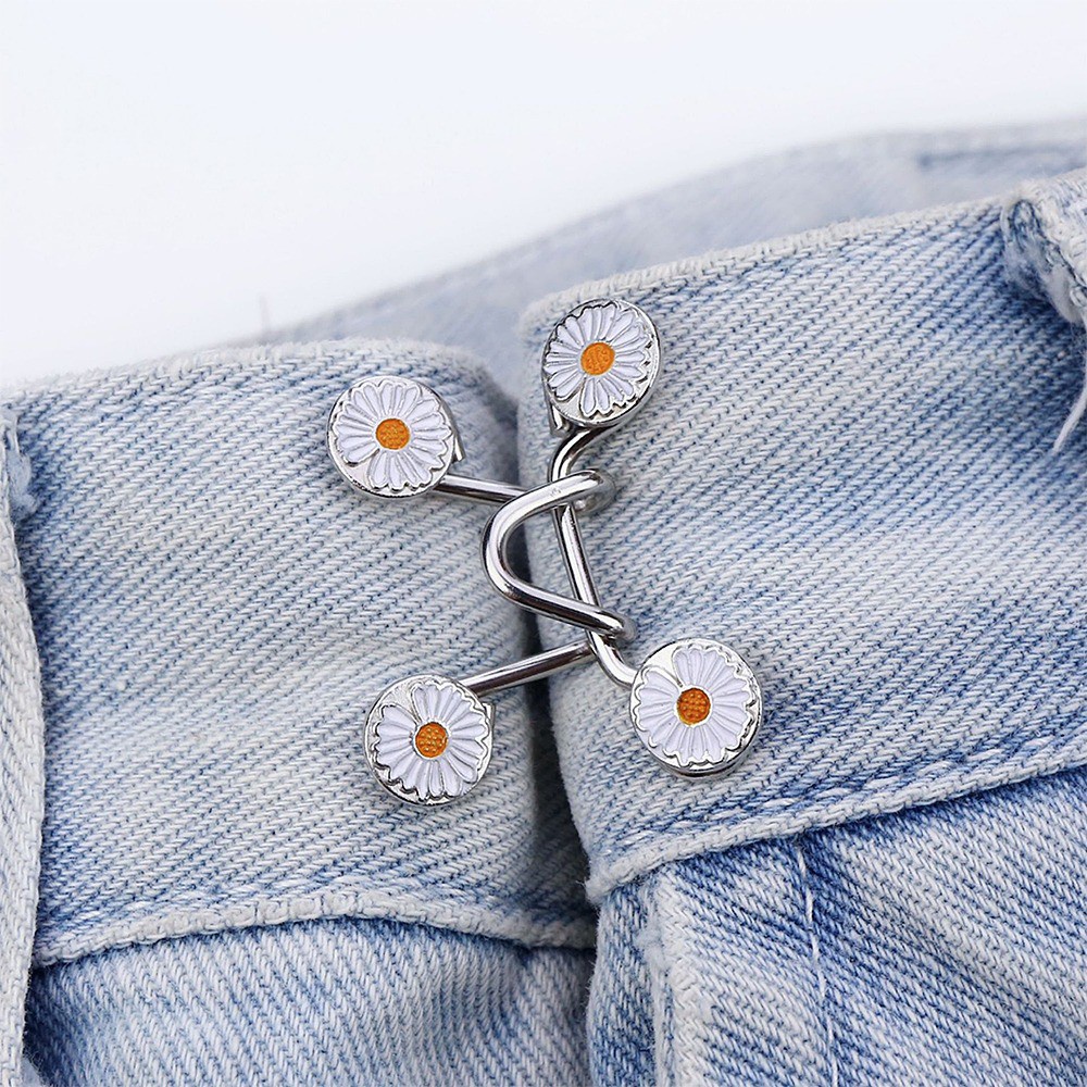  Nút gài điều chỉnh lưng quần jean rộng tiện dụng cho nữ fashiong
