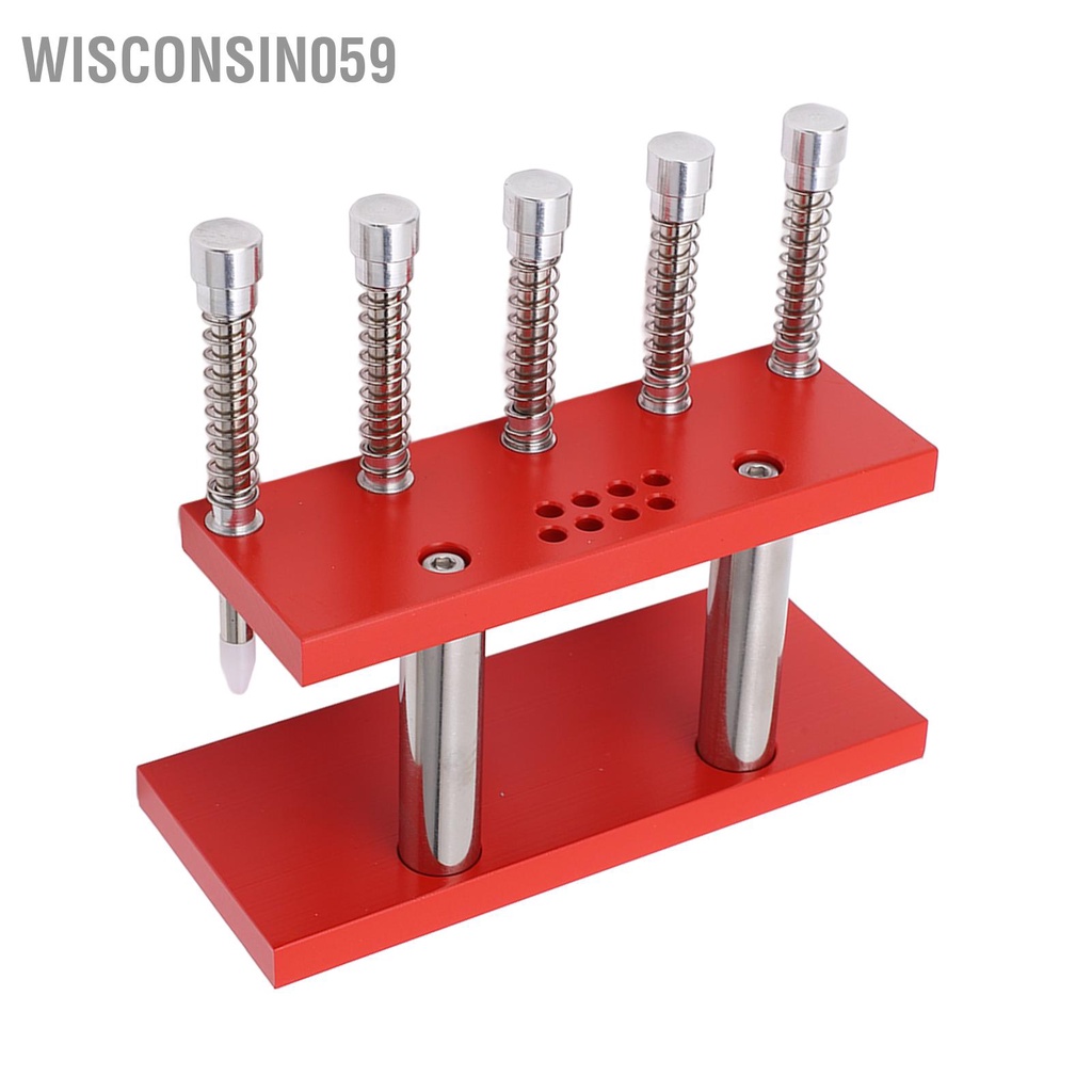 [Hàng Sẵn]  Đồng hồ tay bấm Máy ép hợp kim nhôm 5 pin Công cụ sửa chữa máy để tháo lắp 【Wisconsin059】