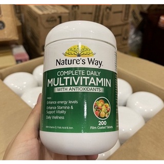 Vitamin Tổng Hợp Tảo Biển Nature’s Way Complete Daily Multivitamin - 200 Viên Nana shop