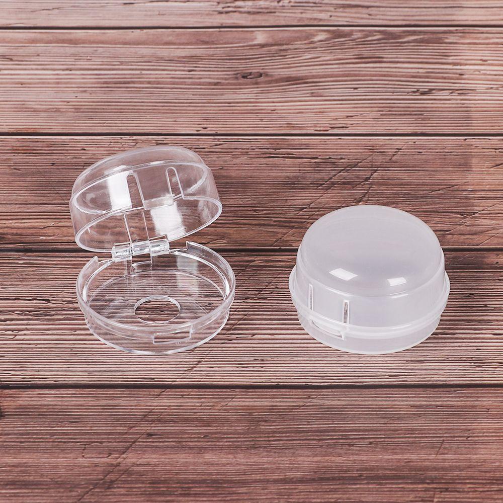 1 / 2 / 4 Nắp Nhựa Trong Suốt Đậy Núm Vặn Lò Vi Sóng