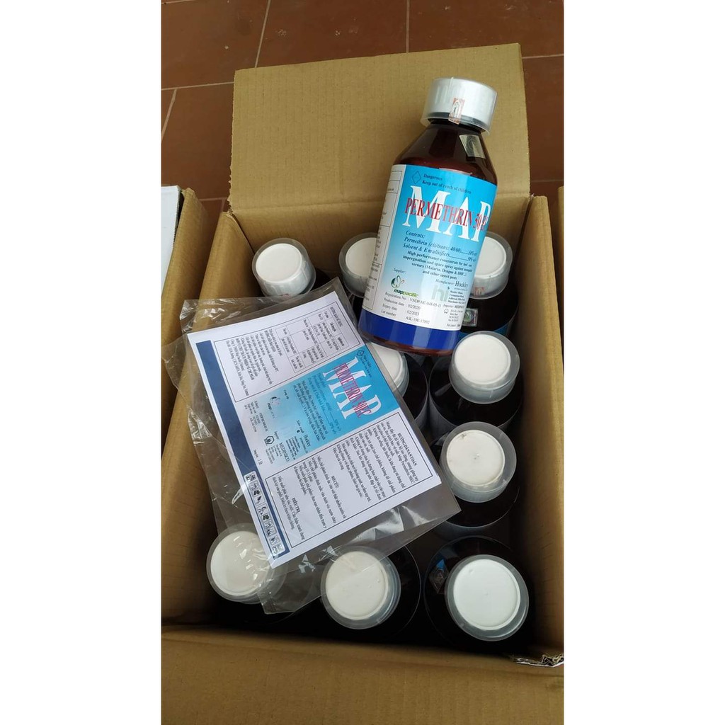 Thuốc Muỗi Anh Quốc Permethrin 50EC ( chai 1L )