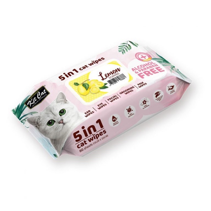 Khăn Ướt Cao Cấp Kháng Khuẩn Cho Mèo KitCat