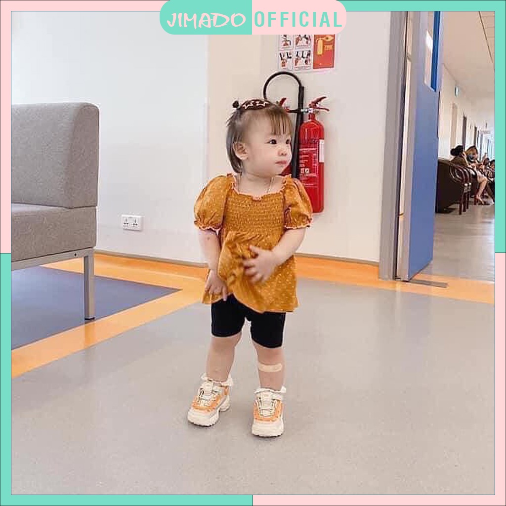 Quần legging cho bé gái combo 3 quần ngố mùa hè chất cotton 4 chiều JIMADO SL332