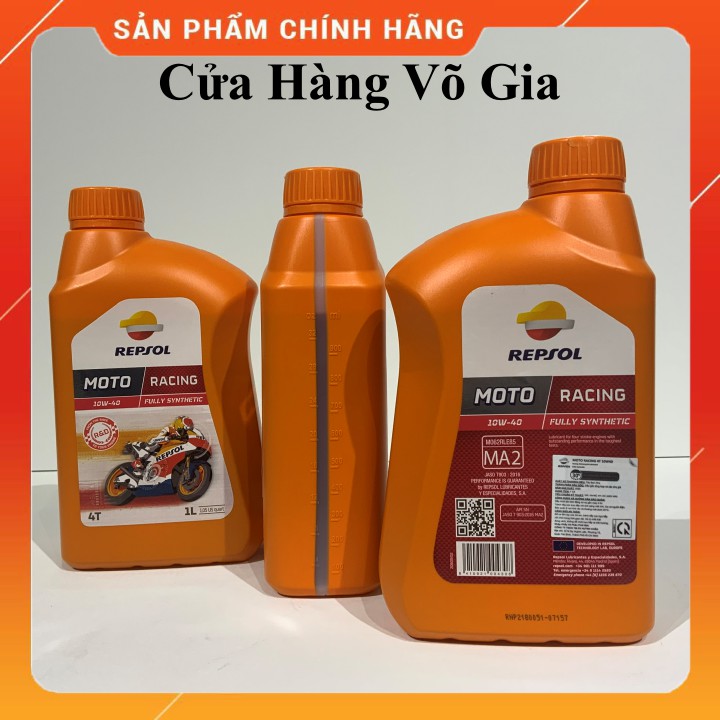 (Hàng Nhập Khẩu)Nhớt Repsol Racing 10w40 - Nhớt 100% tổng hợp cho xe số CAO CẤP