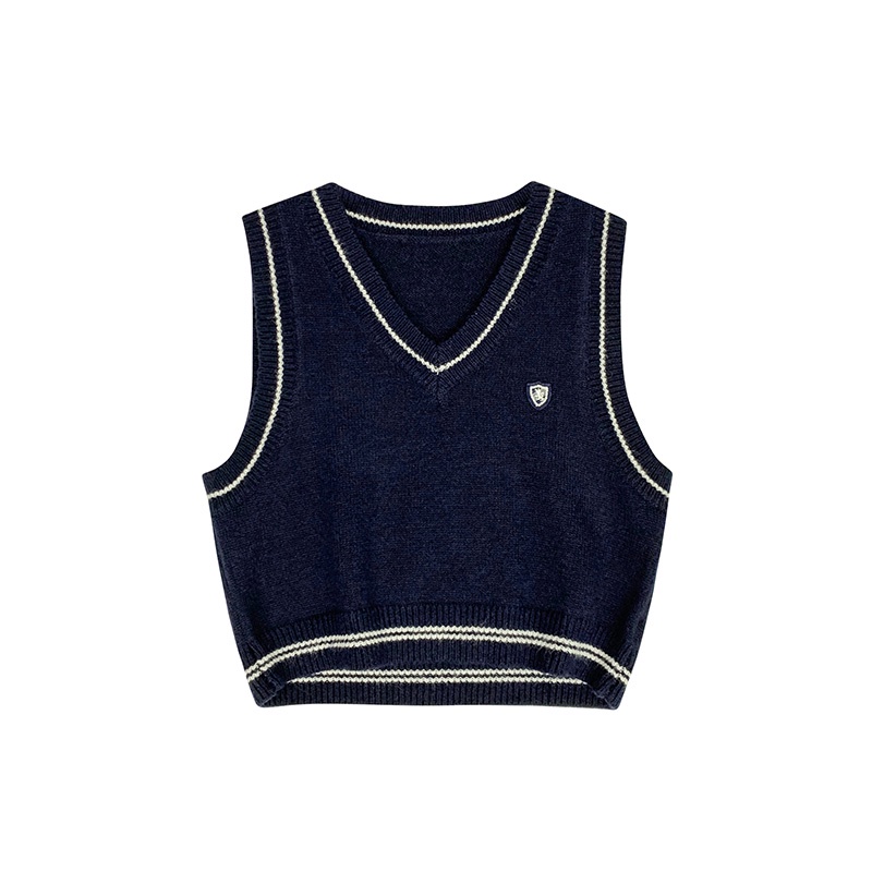 Áo khoác len không tay cổ chữ V phong cách Hàn Quốc | BigBuy360 - bigbuy360.vn