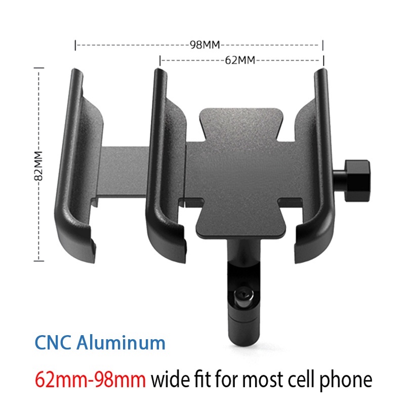 Giá Đỡ Điện Thoại Di Động Bằng Hợp Kim Nhôm Hai Loại bdj 2021 Cho Xe Máy yamaha nvx aerox 155 aerox155 nvx155