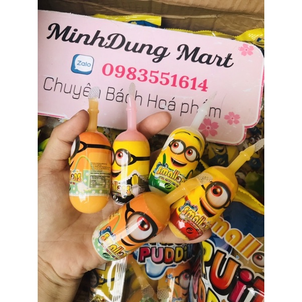 5 que thạch trái cây minion 35g