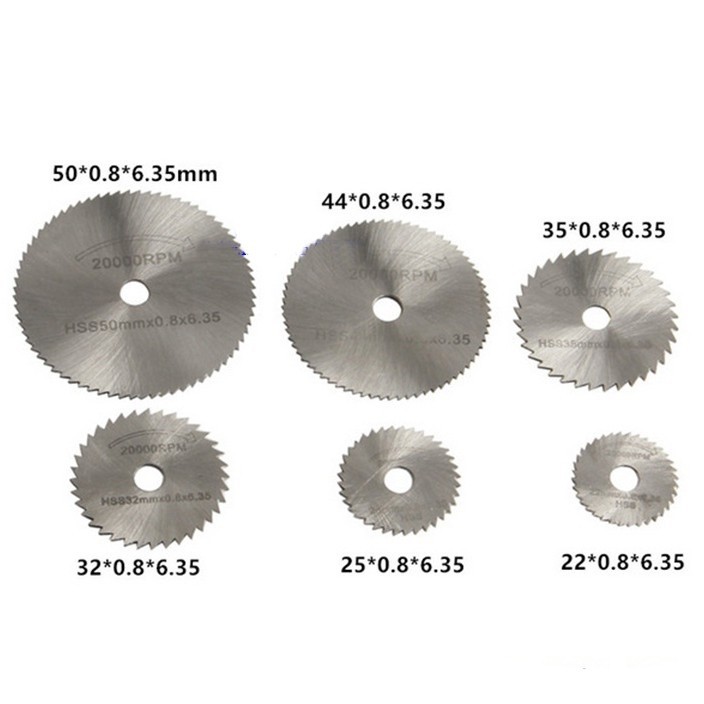 Bộ 6 Đĩa Cắt Bằng Thép Cho Máy Đa Năng Autofun