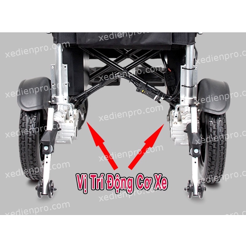 Động cơ xe lăn có phanh tự động 24V320W