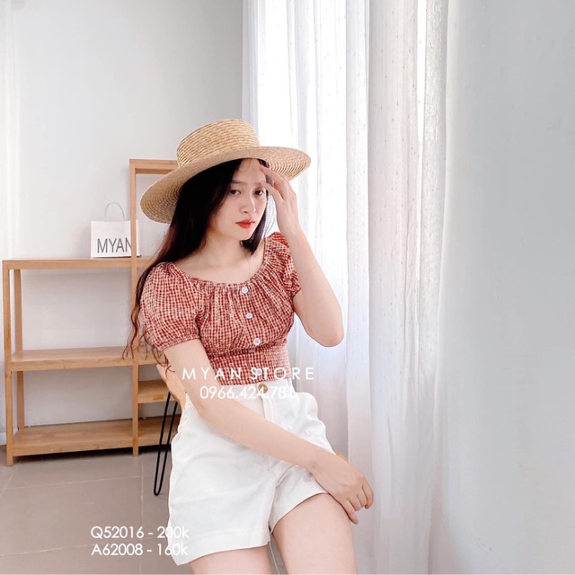 ÁO SƠ MI CARO ĐỎ CRT MIX SOOC KAKI HOT