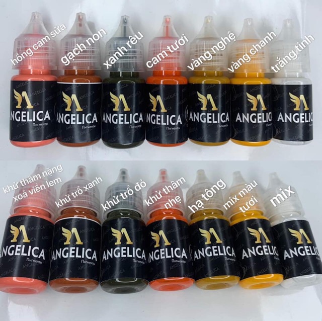 MỰC XỬ LÝ ANGELICA ĐỦ MÀU