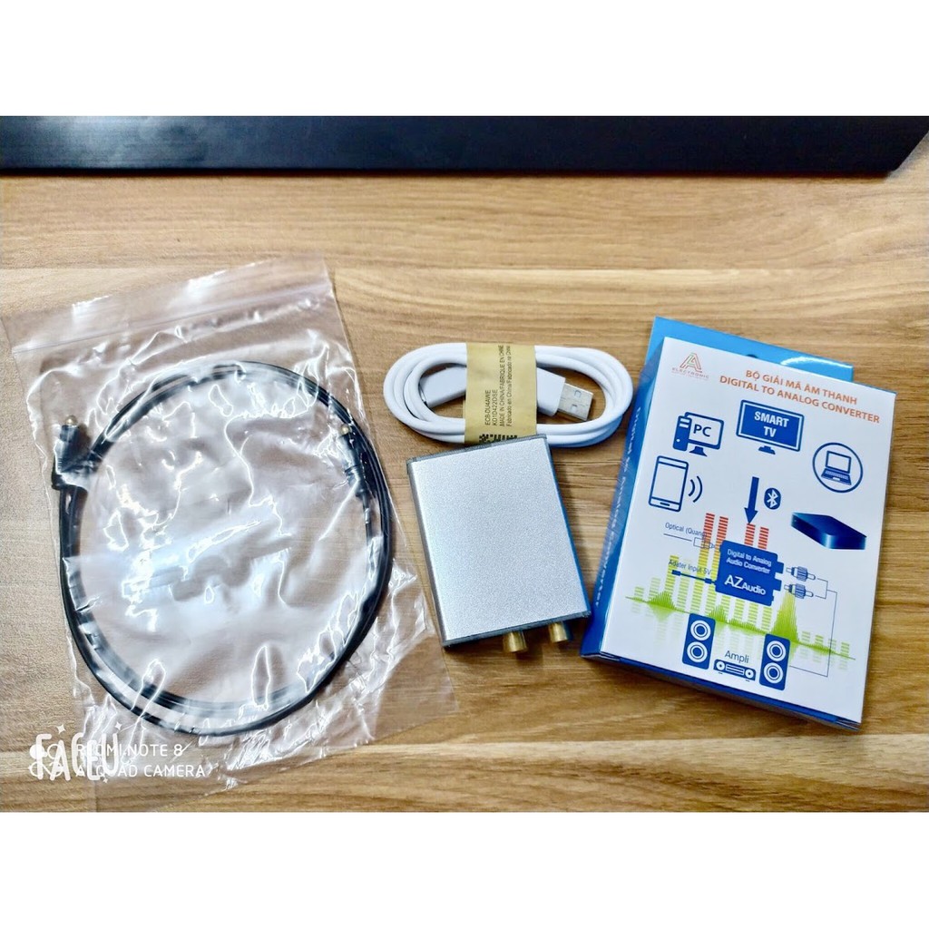 Bộ chuyển quang ra AV, từ tivi ra ampli kèm bluetooth 5.0 V3 kết nối không dây + USB cho máy tính chíp DAC AK4420