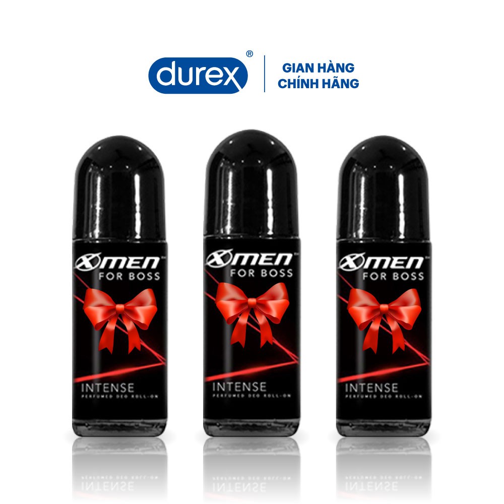 Quà tặng độc quyền Durex - Lăn khử mùi Xmen For Boss Roll on intense 40ml