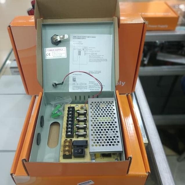 Mới Hộp Cấp Nguồn 12V 5A CCTV