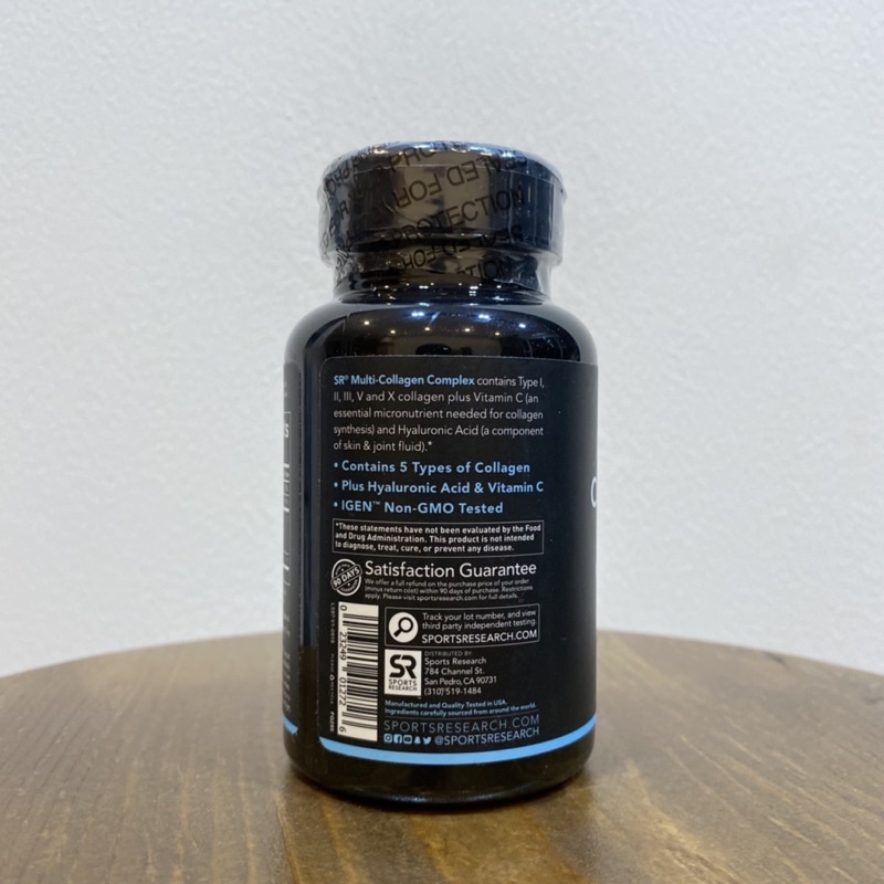 SR Multi Collagen Peptides complex dạng viên cho da mịn màng, bổ khớp type I, II, III, V, X kèm C và hyaluronic 90 viên