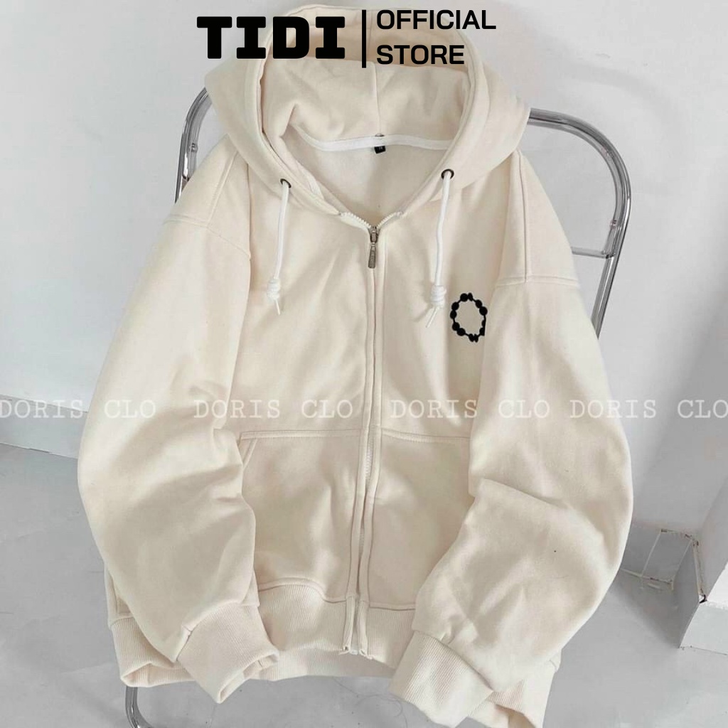 Áo khoác hoodie unisex nam nữ có mũ nón dây kéo chất nỉ bông cao cấp JKN06