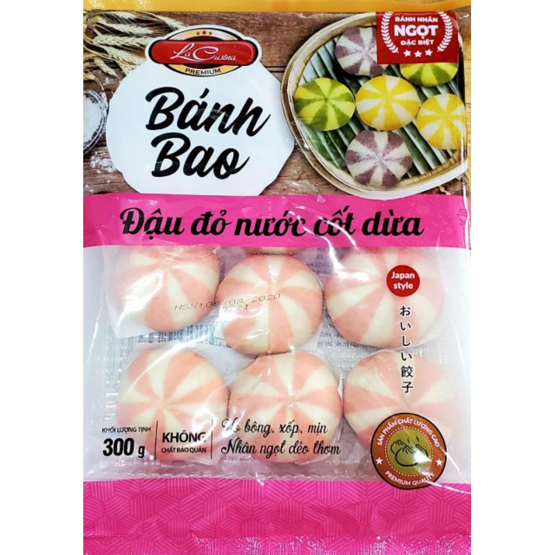 Bánh bao đậu đỏ nước cốt dừa 300g | BigBuy360 - bigbuy360.vn