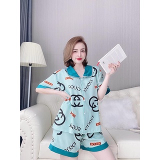 Đồ Bộ Lụa Đùi Thời Trang Cao Cấp( dưới 70kg) - Y Hình