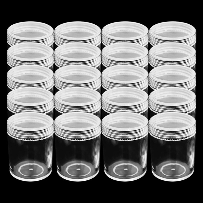 ✿ Chai Nhựa Trong Suốt 3.4oz Đựng Đồ Chơi Chất Nhờn Ma Quái Kèm Nắp Đậy Tiện Dụng