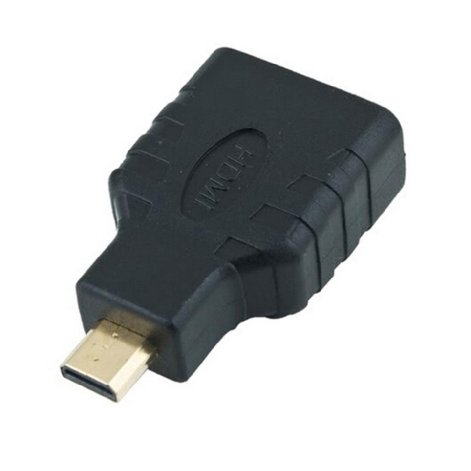 Adapter Mini HDMI đầu cắm sang ổ cắm mạ vàng