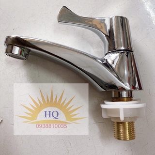 Vòi chậu rửa lavabo thau mạ crome - Vòi lavabo tay cá
