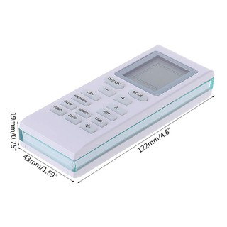 Remote máy lạnh SANYO (Loại viền cạnh xanh)
