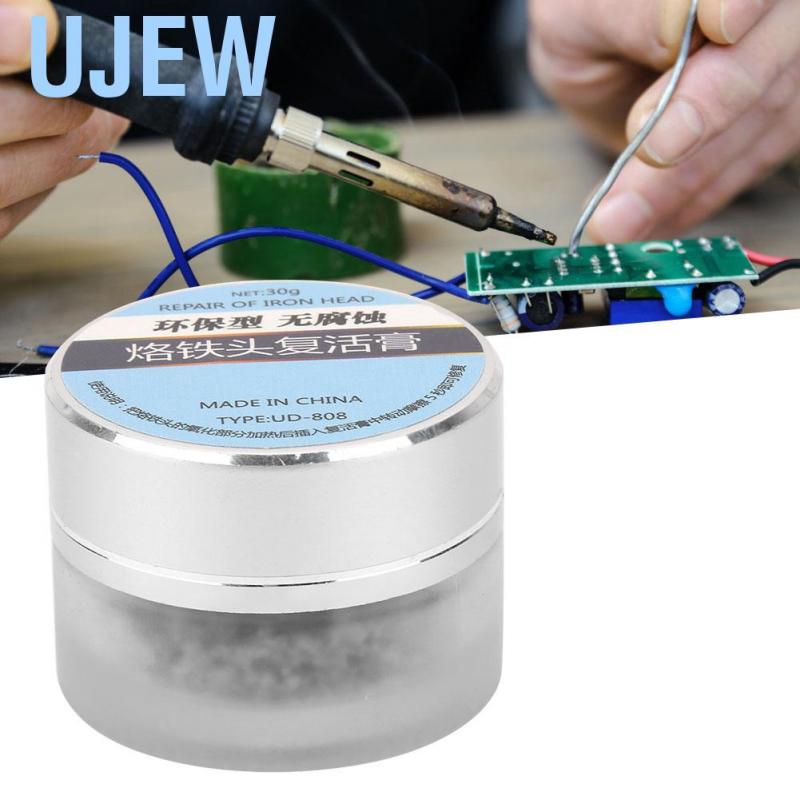 Ujew Liukouu Soldering Iron Tip Cleaning Repair Resurrection Paste Solder Fastener Tool