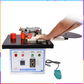 máy dán cạnh 2 chức năng ( Dán và cắt chỉ -tặng 2kg keo hạt + bộ dao gọt cạnh )