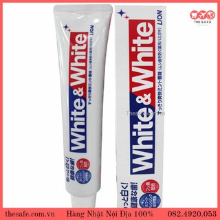 [Hàng Nhật Nội Địa] Kem Đánh Răng White&White Nội Địa Nhật | KDR Trắng Răng White Nhật Bản - Tuýp 150g