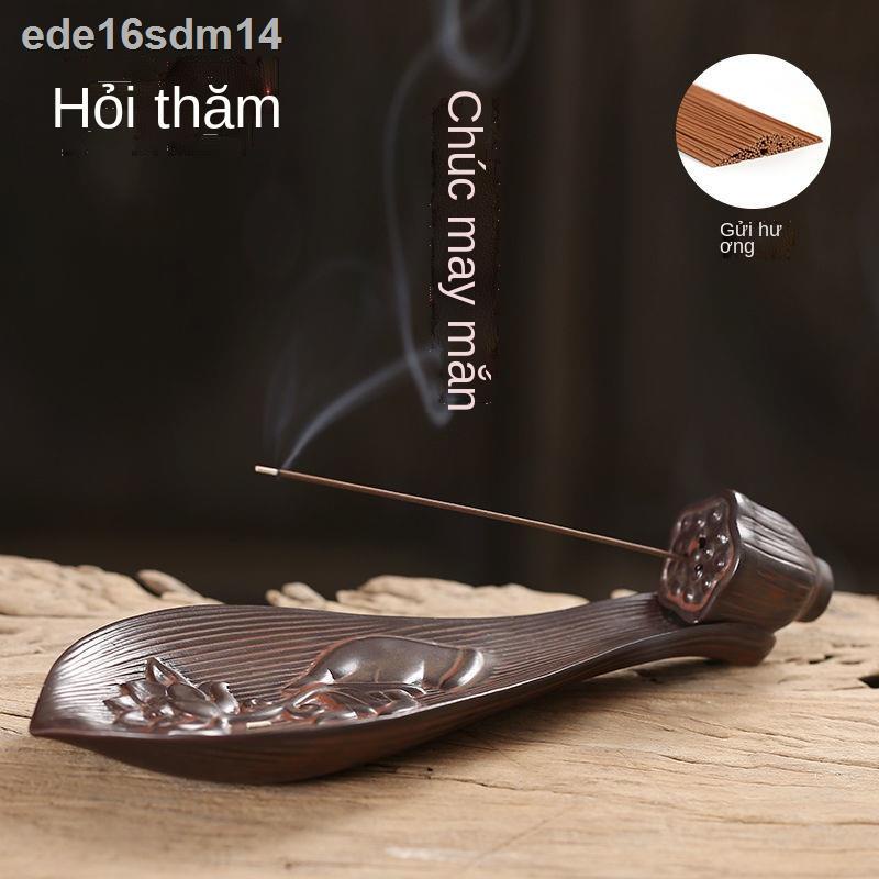 ₪Lư hương dây cổ bằng gốm sứ gia dụng trầm gỗ đàn nằm dùng cho thờ phật