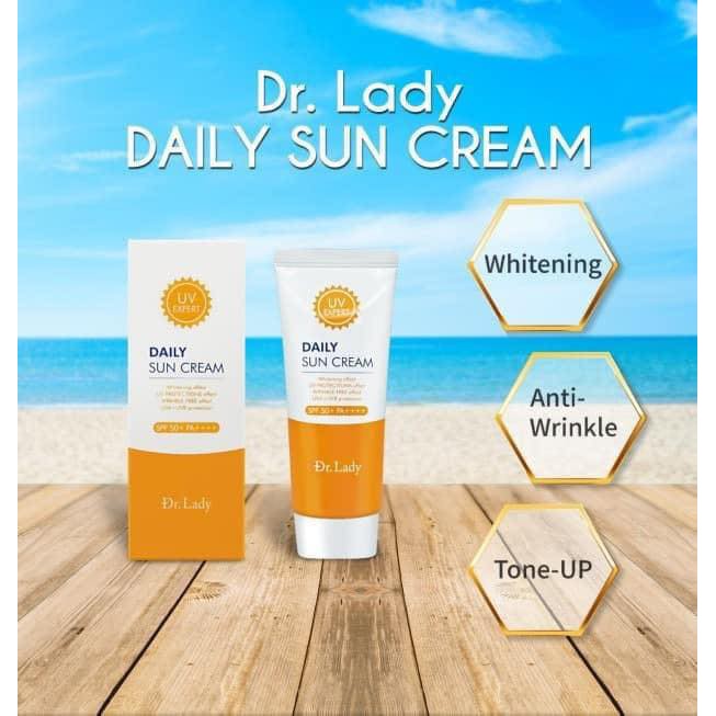 Kem chống nắng DAILY SUN CREAM 3 IN 1 SPF50+ PA ++++ 60ML