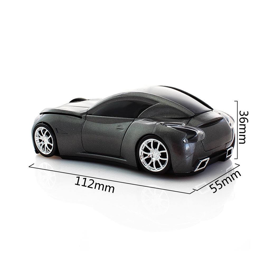 Chuột Quang Không Dây 1600dpi 3D HìNh Xe Hơi Thể Thao