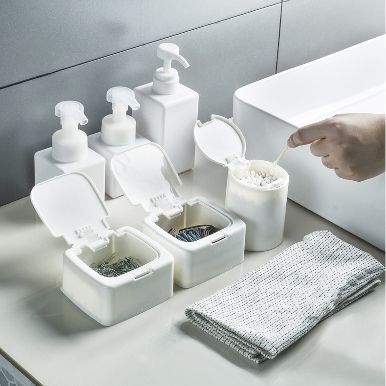 Hộp Nhựa Lật Mini Đựng Bông Tai/Trang Sức Tiện Dụng