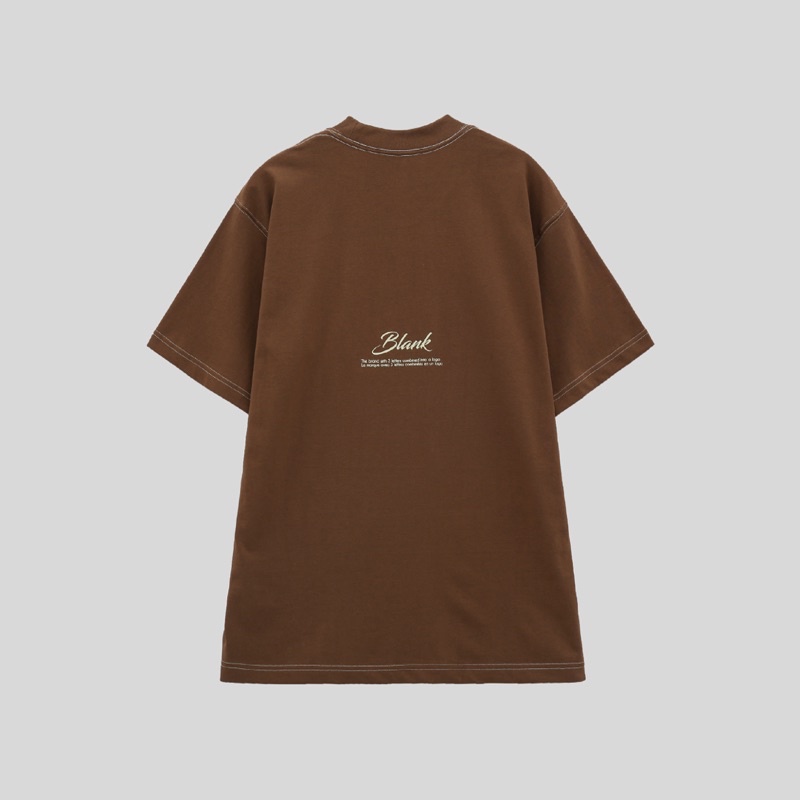 Áo thun Blank - Tobacco Brown