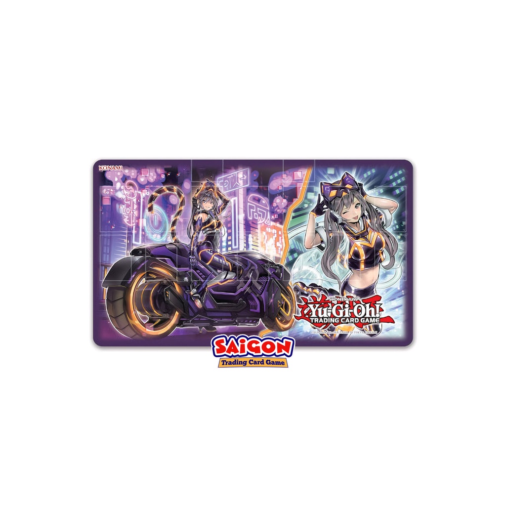Bàn Đấu Bài Playmat YugiOh! Hình I:P Masquerena - Chính Hãng Konami