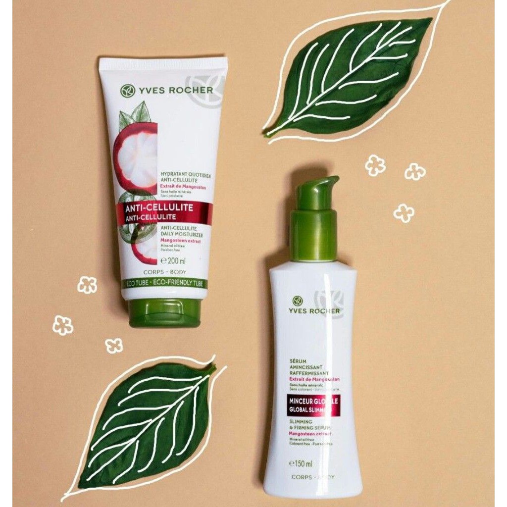 Yves Rocher Kem dưỡng tan mỡ, săn chắc da Anti Cellulite/ Minceur Globale – Made In France
