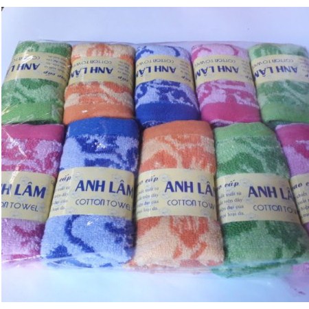 Set 2 khăn mặt người lớn bền đẹp mã ANH LÂN