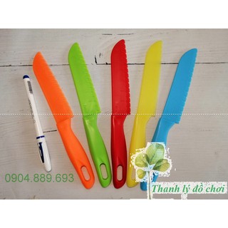 Dao nhựa tập thái tập cắt rau củ quả cho trẻ - Hoạt động montessori hàng ngày