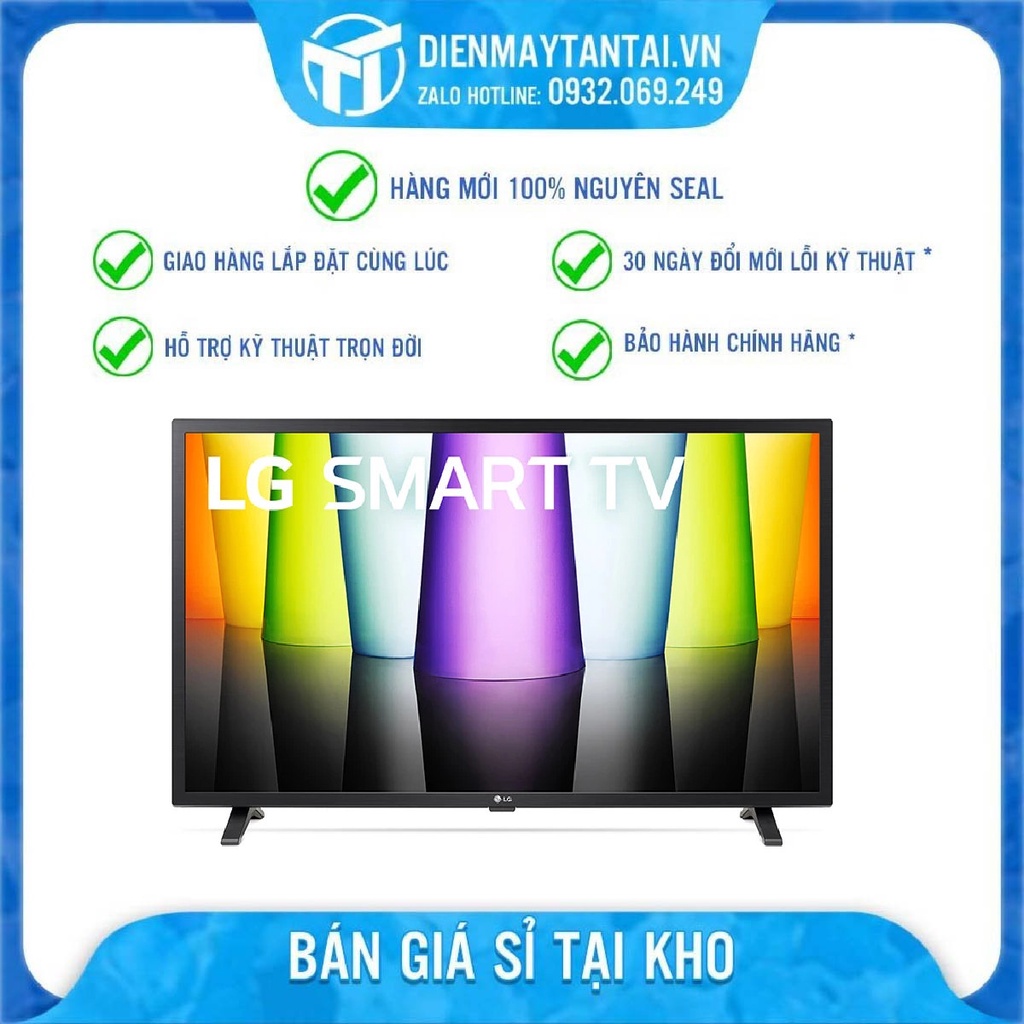 Smart Tivi LG 32 inch 32LQ636BPSA mới 2022 Hệ điều hành webOS 6.0,Remote thông minh, nhập Indonesia - giao miễn phí HCM