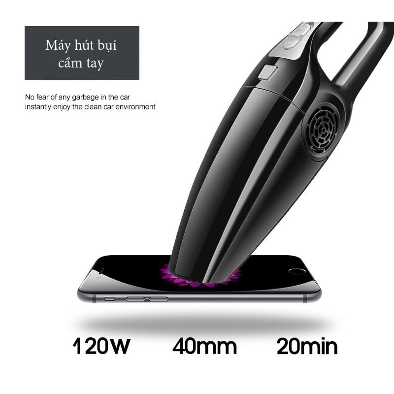 Máy hút bụi cầm tay mini, hút bụi oto, giường, đệm không dây TIỆN LỢI. | BigBuy360 - bigbuy360.vn
