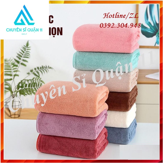 Khăn tắm lông cừu hàn quốc cao cấp 70x140 cm chất bông siêu mềm mịn thấm nước cực nhanh Loại 1 GD389-KhanHQ-Ktam